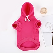 abordables Sudaderas con capucha-Perros Gatos Saco y Capucha Deportes y Exterior Casual Invierno Templado Transpirable Suave Lavable Cómodo Exterior Casual Diario Ropa para perros for Bichón Frisé Pomerania Animal doméstico del beb