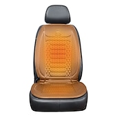 baratos Capas para bancos de automóveis-Capa de Assento Aquecido para Carro 12V Aquecimento Rápido em 30s Aquecedor de Assento Universal para Carro Almofada de Aquecimento de Tecido Grosso e Durável