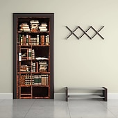 economico Coperture per porte-Scaffali per libri vintage, coperture per porte, arazzi per porte, decorazioni per tende per porte, fondali per porte, banner per porte d&#039;ingresso, forniture per decorazioni per feste in fattoria