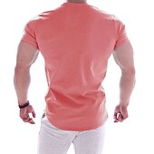 economico T-shirt e canotte attive da uomo-Per uomo maglietta Maglia da palestra Maglia da allenamento Camicie da allenamento Girocollo Manica corta Addestramento Sportivo Fitness Casual / quotidiano Palestra Asciugatura rapida Traspirazione
