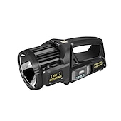 voordelige Zaklampen-oplaadbare led-spotzaklamp met 350 ° draaibare kop, hoge lumen spotlight 9 modi super heldere spotlichten buiten handheld