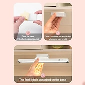 abordables electrodomésticos-Luz de lectura magnética LED recargable, lámpara de escritorio 3 modos de color atenuación continua protección para los ojos control remoto lámpara de mesa atenuación táctil dormitorio dormitorio luz