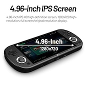 cheap Game Consoles-TRIMUI Smart Pro Portable Retro Handheld Game Console 4.96&quot; IPS HD Screen 10000+ Games Double Joystick 26+ Simulators Kids Gift, Christmas Birthday Party Gifts for Friends