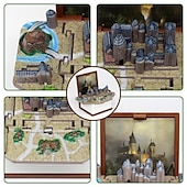abordables Jouets fantaisie-porte-clés château enchanté pour enfantsjouet à dosmarronmini jouets pour garçons et fillesporte-clés harry funko popjouets miniatures pour 8-12scène du château enchanté pour femmeshommescadeau