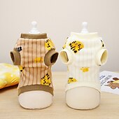 cheap Dog Apparel &amp; Accessories-Dog Cat Sweatshirt Cute Casual Winter Warm Breathable Soft Washable Comfortable Outdoor Casual Daily Dog Clothing for Bichon Frise Pomeranian Baby Pet Papillon Small
