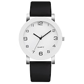 preiswerte Quarz-Uhren-Freizeit männer uhr casual leder analog quarz uhren einfache runde zifferblatt männlichen armbanduhr uhr geschenk montre homme