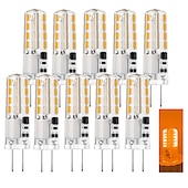 abordables Ampoules LED double broche-10 pièces 2 W LED à Double Broches 200 lm G4 T 32 Perles LED SMD 3014 Blanc Chaud Blanc Froid Blanc Naturel 220-240 V 110-130 V