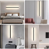cheap Indoor Wall Lights-Ultrathin Up and Down LED Wall Lights Single Installation of Two Black LED Wall Lamps Modern Wall Lamp Lndoor Wall Lamp Wall Decoration AC110V AC220