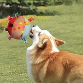 お買い得  犬用おもちゃ-ボール型 噛む用おもちゃ インタラクティブトイ ととも​​に 耐用的 解放圧力 ペットトレーニング 歯が生えるロープのおもちゃ 歯が生えるおもちゃ のために 犬用 猫用 屋内 屋外 ペットプレイ