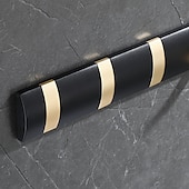 economico organizzatore del bagno-gancio appendiabiti da parete pieghevole, ganci multiuso porta asciugamani per appendiabiti da bagno, gancio per panni per chiavi sul retro della porta, supporto per organizer da bagno a parete, ganci da parete per appendiabiti resistenti