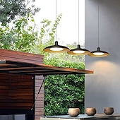 billige Øylys-led pendellampe utendørs vanntett ip65 e27 hengende lampe spisestue hjemmeinnredning gårdshus takbelysningsarmaturer gårdshus spisestue takpendellamper