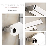 お買い得  トイレットペーパーホルダー-トイレットペーパーホルダー 新デザイン / 愛らしいです / 創造的 コンテンポラリー / 近代の / 伝統風 ステンレス鋼 / 低炭素鋼 / メタル 1個 - 浴室 壁式