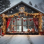 cheap Christmas Garage Door Covers-Christmas Door Decorations Outdoor Garage Door Cover Window View Xmas Door Banner Party Large Door Mural Backdrop Decoration forHoliday Home Wall Decorations