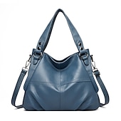 economico Borsette e borse tote-Per donna Borsa Borsa a tracolla Borsa a spalla Borsa Boston Pelle PU All&#039;aperto Shopping Quotidiano Cerniera Grande Capacità Impermeabile Durevole Tinta unica Trapuntato Rosso violaceo Nero Bianco