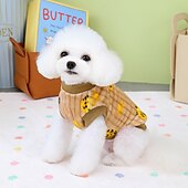cheap Dog Apparel &amp; Accessories-Dog Cat Sweatshirt Cute Casual Winter Warm Breathable Soft Washable Comfortable Outdoor Casual Daily Dog Clothing for Bichon Frise Pomeranian Baby Pet Papillon Small