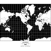 baratos Papel de Parede-Mapa do mundo papel de parede mural atlas vintage cobertura de parede adesivo peel and stick removível pvc/material de vinil autoadesivo/adesivo necessário decoração de parede para sala de estar