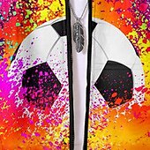 billiga Pojkens 3D Sporter &amp; Spel-Pojkar 3D Fotboll Huvtröja &amp; träningsbyxor Set Set Långärmad 3d-utskrivning Höst Vinter Aktiv Mode Häftig Barn 3-12 år Utomhus Semester Gata Normal