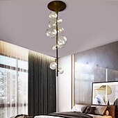 cheap Globe Design-LED Chandeliers 6/7/10 Heads Cluster Globle Design Balloon Design Chandeliers for Dining Room Bedroom Pendant Lamps 110-240V