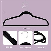 cheap Clothing Rack Storage-10pcs Velvet Clothes Hangers, Non Slip Clothes Rack, Space Saving Slim Hangers For Suits Coats, Jackets, Pants, And Dress Clothes, Household Storage Organizer For Bathroom, Bedroom