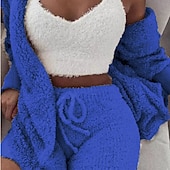 economico Pigiami Kigurumi-Per adulto Tinta unica Pigiami e camicie da notte Pigiama a pagliaccetto Pigiama Kigurumi Casuale / sportivo Per Per donna cartone animato