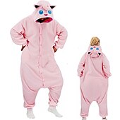 halpa Pari- ja ryhmäasut-Lasten Aikuisten Eläin Piirretty Ryhmäpuku Yöasut Pyjamahaalarit Karnevaali puku Animal Pelle Pyjamahaalarit Kigurumi Pyjama söpö tyyli varten Miehet ja naiset Pojat ja tytöt Joulu Karnevaali Uusi