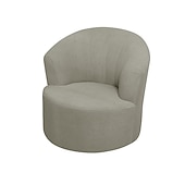 abordables Cubierta de sillón y silla sin brazo-Funda para sillón giratorio de barril de jacquard, funda elástica color burdeos para sillón giratorio, funda para sofá, funda para sillón de club redondo moderno
