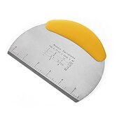 cheap Kitchen Cookware-Stainless Steel with Scale Flour Dough Cutter Cutting Knife Single-sided Cutting Baking Tool Cookie Cutter Cortador De Masa