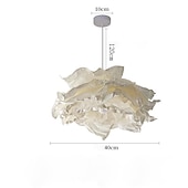 Бумажная люстра ручной работы облако абажур креативный сделай сам средневековый ретро подвесные светильники лампы столовая спальня украшения светильники гостиная 110-240 В Недорогие Подвесные огни-Бумажная люстра ручной работы облако абажур креативный сделай сам средневековый ретро подвесные светильники лампы столовая спальня украшения светильники гостиная 110-240 В