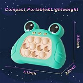 voordelige elektronisch amusement-snel push-bubble-spel voor kinderen &amp; volwassenen, versie 2, pop light up it game fidget speelgoedhandheldspel, voor jongens van 8-12 jaar &amp; sensorisch speelgoed voor meisjes voor autistische kinderen