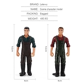 ieftine Jucării de Construit-desktop simulat sandbox scenă personaje decorațiuni fermieri reparatori crescători veterinari multiple seturi și figurine profesionale