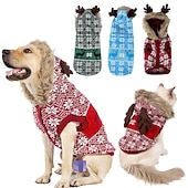 お買い得  ペットのコスチューム-犬用 猫用 セーター クリスマス･コスチューム ジャンパー クリスマス衣装 ファッション パーティー 冬 高通気性 ソフト 洗濯可 快適 クリスマス クリスマス アウトドア カジュアル／普段着 ビジョンフリーゼ ポメラニアン 赤ちゃんサイズ パピヨン Small