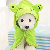 economico Abbigliamento e Accessori per Cani-Prodotti per cani Prodotti per gatti Telo da bagno Accappatoio asciutto per cani stile sveglio Comodo Inverno Traspirante Morbido Lavabile Comodo Esterno Casual / quotidiano Abbigliamento per cani