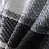 cheap Men&#039;s  Overshirts-Men&#039;s Shirt Casual Shirt Plaid Shirt Button Up Shirt Overshirt Plaid / Check Outdoor Daily Wear Yellow Blue Orange Green Long Sleeve Hooded Fall &amp; Winter Clothing Apparel Front Pocket
