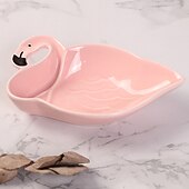 tanie Nowinki w kategorii Akcesoria do napojów-Czajniczek Flamingo - ceramiczny doniczka na herbatę, kawę i wodę - prezent z białej porcelany kostnej do degustacji herbaty i prezentów