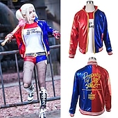 Χαμηλού Κόστους Στυλ Τζόκερ-Harley Quinn Τζόκερ Ομάδα αυτοκτονίας Στολές Ηρώων Σύνολα Στολή Cosplay Στολές Ηρώων Ταινιών for Γυναικεία Κοριτσίστικα Παιδικά Ενηλίκων Απόκριες Η Μέρα των Παιδιών