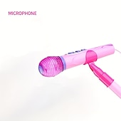 billige Originale gadgets-barns tidlige utdanningsmikrofon enkelmikrofon musikkmikrofon med stativ simulering karaokeleker barnegaver over 6 år