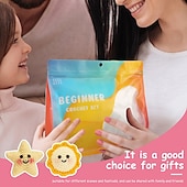 economico Giochi innovativi-kit all&#039;uncinetto per principianti, kit per principianti all&#039;uncinetto con tutorial video passo-passo, kit all&#039;uncinetto per principianti per adulti e bambini, kit per lavorare a maglia per
