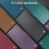 Недорогие Чехлы для Samsung-Чехол для телефона для Samsung Galaxy S23 S22 S21 S20 Ultra Plus FE A54 A34 A14 A73 A53 A33 A23 A13 A72 A52 A32 A22 A12 Кошелек Магнитный Полноразмерный защитный подставка PU-кожа