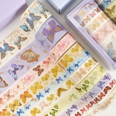 halpa Tapahtuma- ja juhlatarvikkeet-10 kpl van gogh washi teippisetti, koristeliima itse askarteluun, lahjapaketointi, scrapbooking-tarvikkeet, bullet journalit, suunnittelijat, juhlakoristeet
