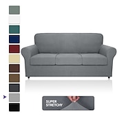 baratos Cobertura de Sofa-capas de sofá para cães de estimação com almofada sofá bordô, capas para sofá de dois lugares, em forma de l, 3 lugares, em forma de u, poltrona protetor de sofá lavável