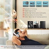Недорогие Беспроводные маршрутизаторы-NFC 262 фута/80 м большой дальности Bluetooth 5.0 передатчик приемник 3 в 1 музыкальный аудиоадаптер с низкой задержкой aptx hd spdif rca aux 3,5 мм телевизор