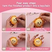 economico Giochi innovativi-kit all&#039;uncinetto per principianti, kit per principianti all&#039;uncinetto con tutorial video passo-passo, kit all&#039;uncinetto per principianti per adulti e bambini, kit per lavorare a maglia per