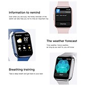levne Chytré hodinky-696 Q23 Chytré hodinky 1.69 inch Inteligentní náramek Bluetooth Monitorování teploty Krokoměr Záznamník hovorů Kompatibilní s Android iOS Dámské Muži Záznamník zpráv Kontrola kamery Vždy na displeji