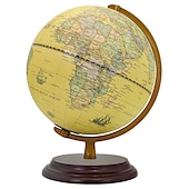 cheap Educational Toys-Antique Globe Dia - Mini Globe - Modern Map in Antique Color - English Map - Educational/Geographic