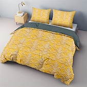 cheap Duvet Cover Sets-Luxury  Floral Pattern Duvet Cover Set Comforter Set Soft 3-Piece Luxury Cotton Bedding Set Home Decor Gift King Queen Duvet Cover