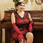 preiswerte Zubehör und mehr-Retro Vintage 1950er 1920er Lange Handschuhe Der große Gatsby Damen Hochzeit Hochzeitsgast Party / Abend Erwachsene Handschuhe