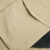 abordables Chaquetas Cargo-Hombre Chaqueta ligera Chaqueta de verano Chaqueta utilitaria Chaqueta tipo cargo Exterior Vacaciones Templado Bolsillo Otoño Invierno Plano Moda Ropa de calle Con Capucha Regular Negro Caqui Azul