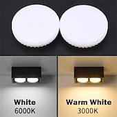 お買い得  LEDバイピンライト-4 個 1 個 LED キャビネット電球 gx53 交換 7 ワットメインライトなし PC カバーダウンライトシーリングライト省エネ 220-240v