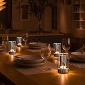 cheap Table Lamps-RGB Remote Control Cross Colorful Charging Table Light Outdoor Camping Light USB Charging  1PC