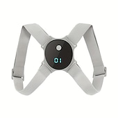 זול מעסה הגוף-מתקן יציבה אינטליגנטי usb מאמן תנוחת גב בריח עמוד השדרה תיקון כתף טיפים חכמים אורך מתכוונן תמיכת גב